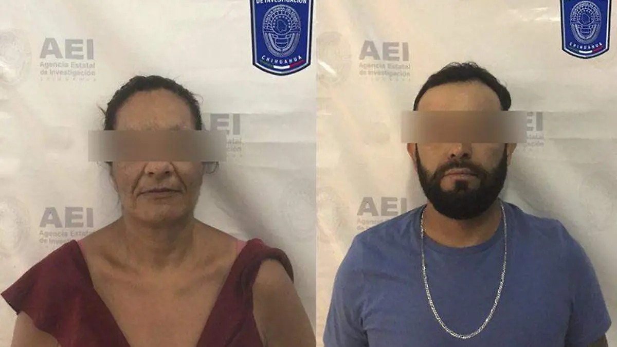 pareja detenidos